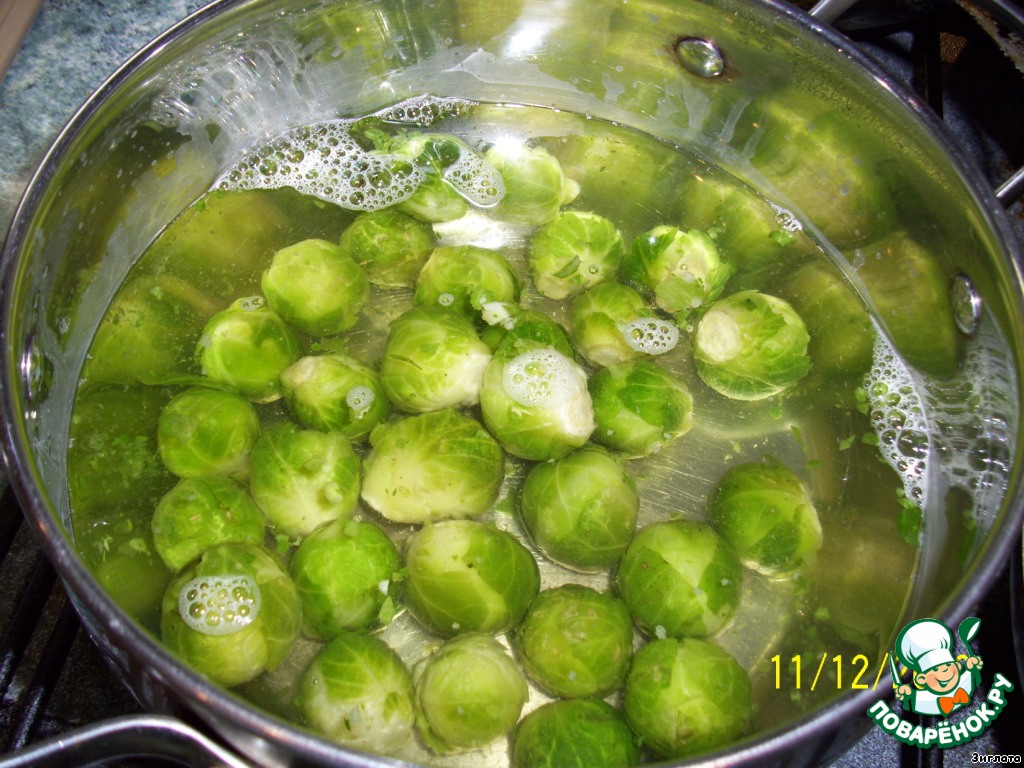 Как готовить брюссельскую капусту замороженную на сковороде рецепты приготовления с фото пошагово