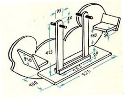 Самодельные качели из дерева своими руками чертежи